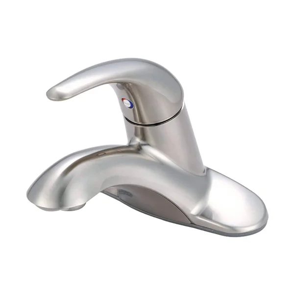 Pioneer Legacy Single Handle Centerset Bathroom Faucet; Brushed Nickel - Grey 3LG161