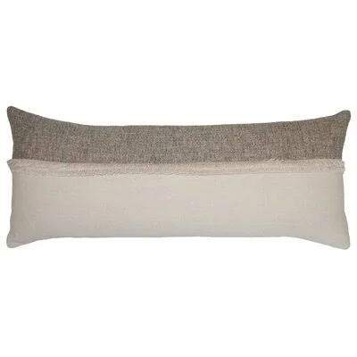California Rectangular Pillow Cover & Insert Square Feathers Gray 24x22 x 24x22