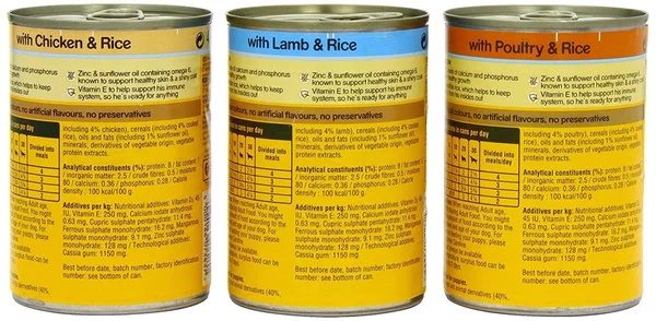Pedigree Can Cuts in Jelly Tinned Puppy Food 6 X400g