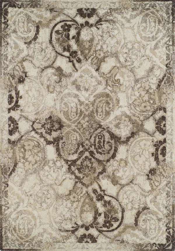 Dalyn Antigua AN10 3&3x22 x 5&3x22 Mocha Area Rug