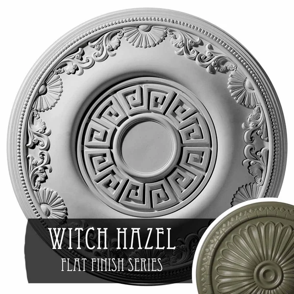 25 7/8x22OD x 2 1/4x22P Nestor Ceiling Medallion (Fits Canopies Up to 5x22) - Hand-Painted Witch Hazel