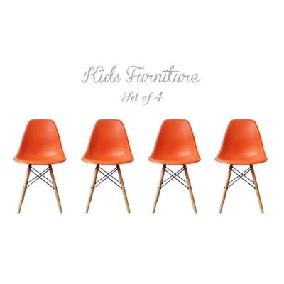 Payton Kids Desk - Activity Chair Isabelle & Max Color: Orange
