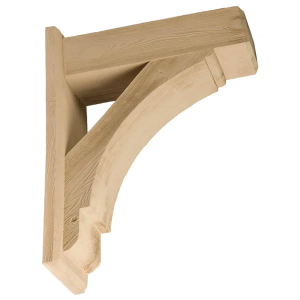Fypon 7 1/2x22W x 30x22H x 14x22P BRACKET - Timber Texture