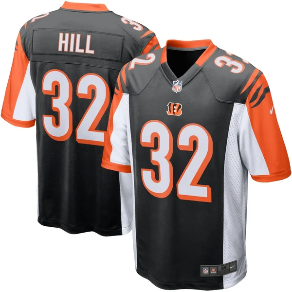 Nike Shirts, Nike Jeremy Hill #32 Cincinnati Bengals, Color: Black, Size: 31 Neck To Bottom. + 24 From Armpit To Armpit, Abe