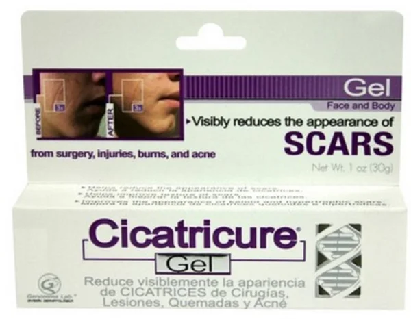 4 Pack - Cicatricure Face & Body Scar Diminishing Gel, 1 oz