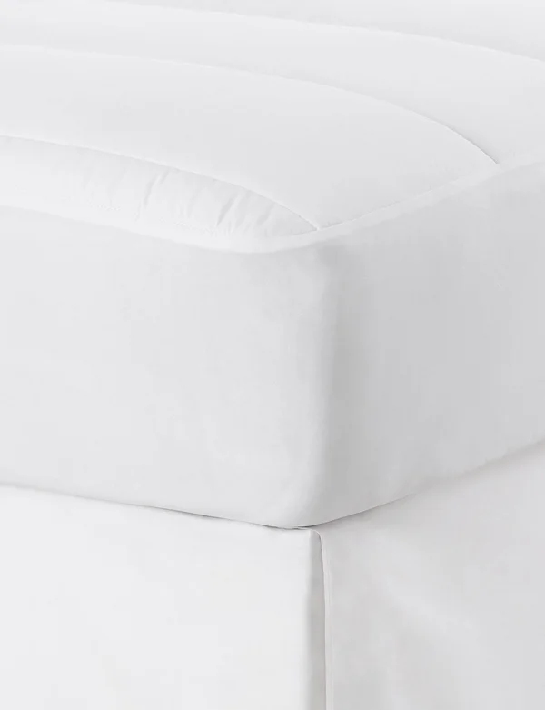 EcoPure Pure + Simple Twin Mattress Pad - White