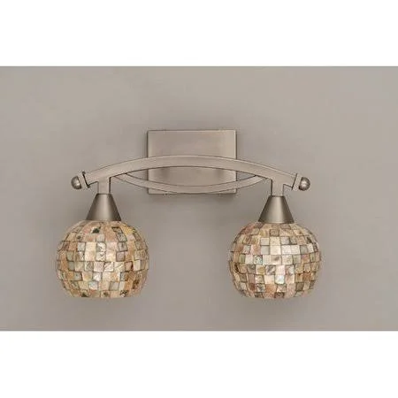 Red Barrel Studio Eisenhauer 2-Light Vanity Light, White