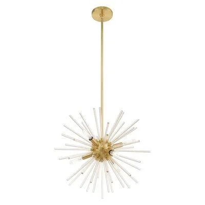 Alyse 6 - Light Sputnik Sphere Chandelier Finish: Satin Brass