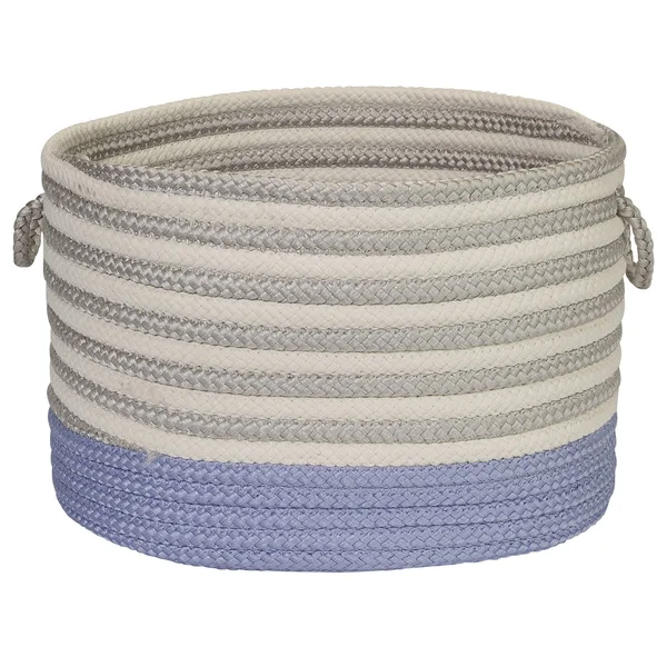 Colonial Mills Chloe Stripe Round Storage Basket