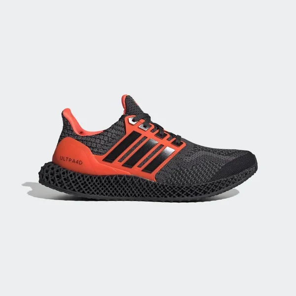 Adidas Ultra 4D Core Black Solar Red - Size 10 Men