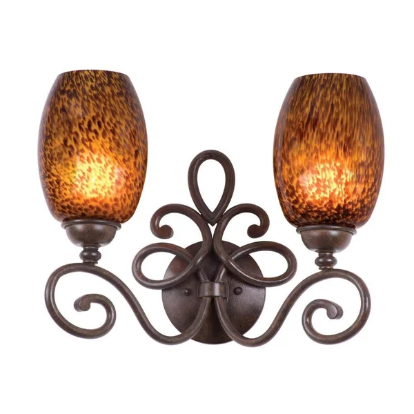 Kalco Amelie 2 Light Bath 5522AC/1501 (Antique Copper)