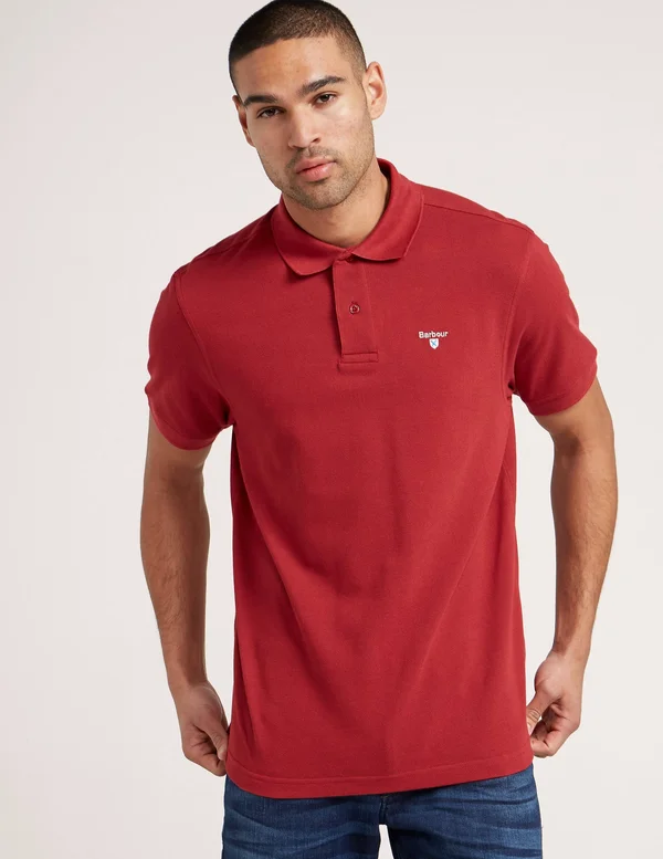 Barbour Sports Polo Shirt - Biking Red - M