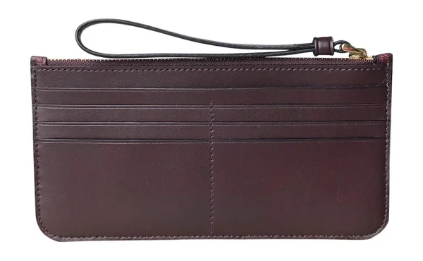 Coach Signature Zip Top Wallet Wristlet (Oxblood 1)