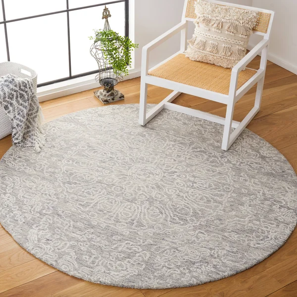 Safavieh Clearance Metro MET993F Grey Rug - 6&0x22x6&0x22 - Round
