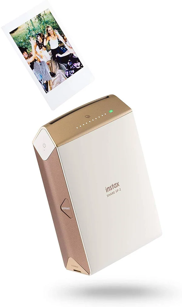 Instax Share SP-2 Photo Printer with 10 Shots - Gold