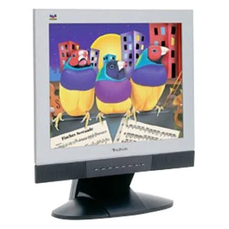 ViewSonic VX900 - 19x22 LCD Monitor with Speakers - Silver/Black