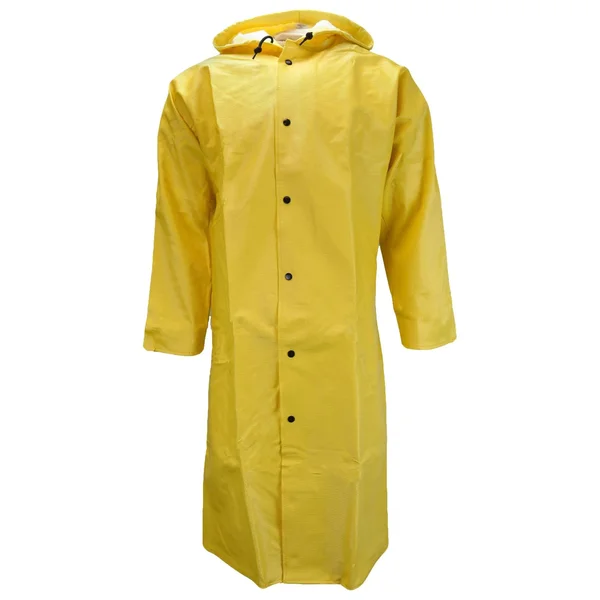 Neese 56001-30-1-YEL Yellow Raincoat with Attached Hood 48x22 Length S