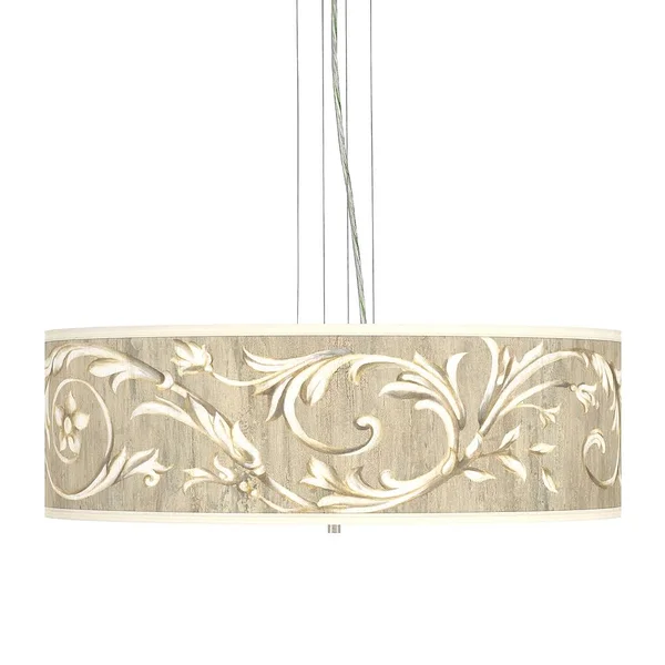 Brushed Nickel Laurel Court 24x22 4-Light Pendant Chandelier