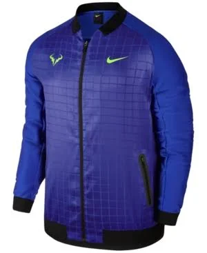 Nike Rafa Performance Tennis Jacket Blue Mens Size Xl