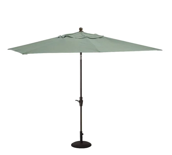 Rectangular Umbrella with Aluminum Pole, Sunbrella Spa - Market Umbrellas - Patio Umbrellas