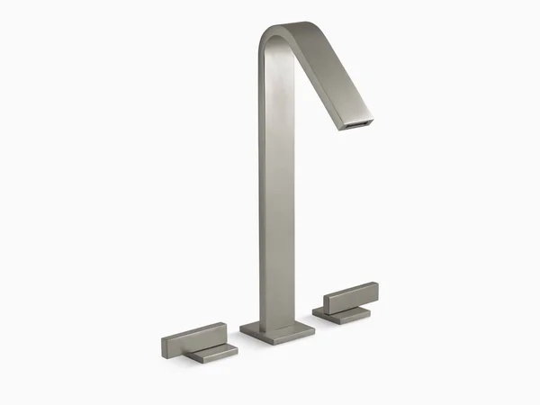 Kohler K-14662-4-BN Loure Tall Widespread Bathroom Sink Faucet, Vibrant Brushed Nickel