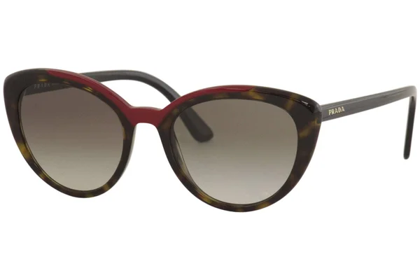Prada Sunglasses PR 02VS 3200A7 Havana Red Grey Gradient