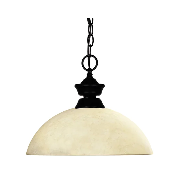 Z-Lite 100701MB-DGM14 Windsor 1-Light Pendant - Matte Black