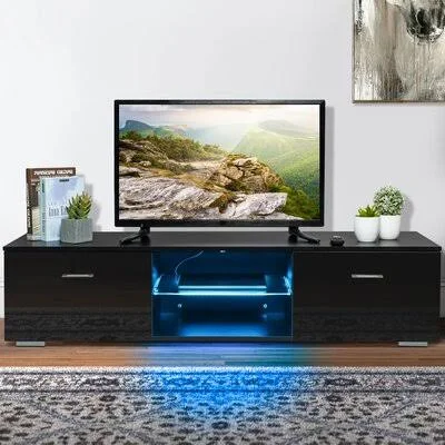 Baina TV Stand for TVs Up to 70x22 Latitude Run Color: Black