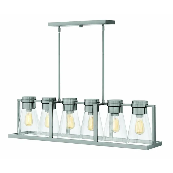 Hinkley Lighting 63306BN-CL Refinery Brushed Nickel Linear Chandelier