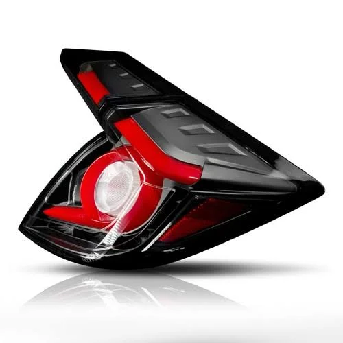 Opt7 Honda Civic Hatchback Clear LED Tail Lights Sequential Turn Signals & OLED Technology (Fits All 2016-2020 10th Gen Civi