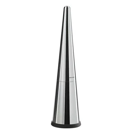 WS Bath Collections Kono Free Standing Toilet Brush and HOLDER; Chrome