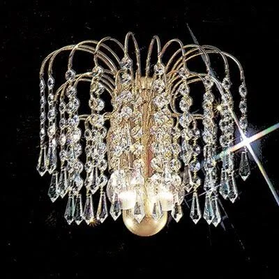 Classic Lighting Sprays 2-Light Wall Sconce Crystal Type: Crystalique Plus