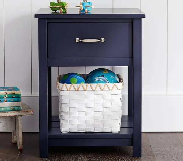 Camp Nightstand, Chocolate, In-Home - Kids Bedside Tables - Childrens Nightstands - Nursery Accent Tables