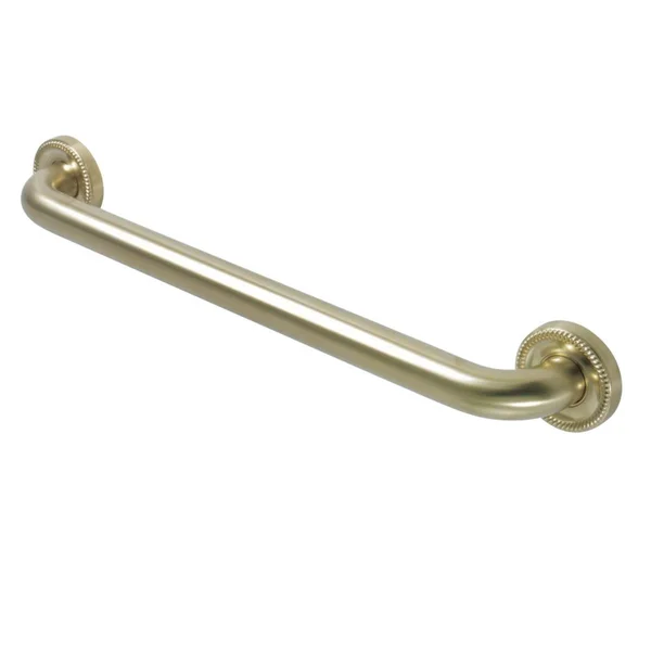 Kingston Brass DR914187 Camelon 18x22 Decorative Grab Bar Brushed Brass