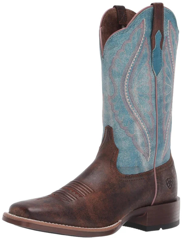 Ariat Women's Tack Room Chocolate Primetime Cowgirl Boots