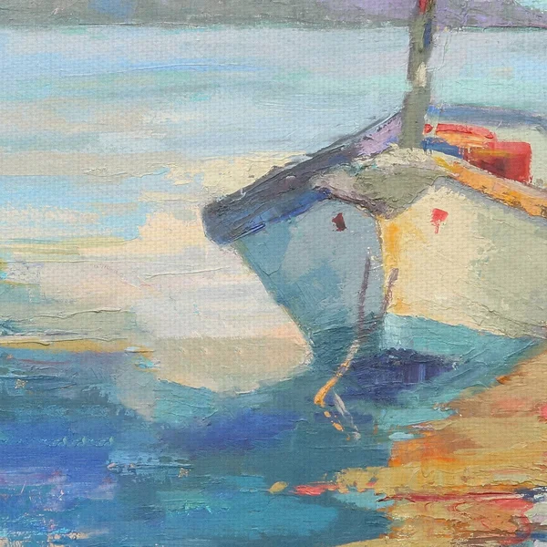 Fine Art Canvas Island Taxi Rev Lake by Beth Forst Canvas Art Print, Size: 30 inch x 40 inch
