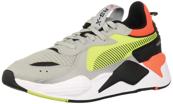 Puma RS-X Hard Drive Sneakers - 4.5, High Rise/Yellow Alert