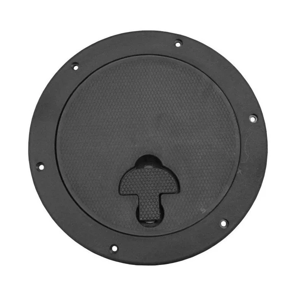 Bomar Deck Plate with T-Handle, Black, 10x22