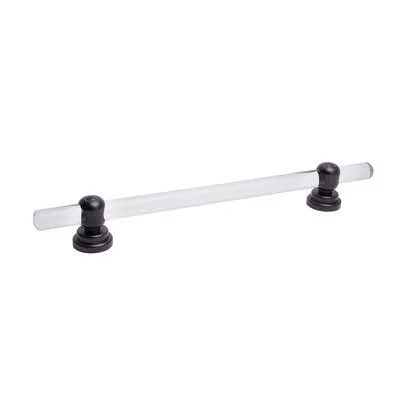 Great Grabz GGHOR18T0002_ORB Signature Series Horizon Acrylic Grab Bar Bar Finish: Translucent Clear - Finish: Oil Rubbed Bronze