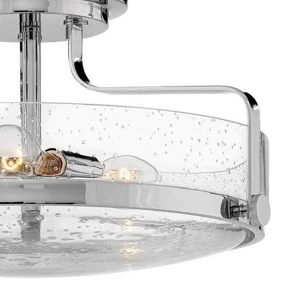 Hinkley Lighting 3643CM Harper Semi Flush Mount Light - Chrome