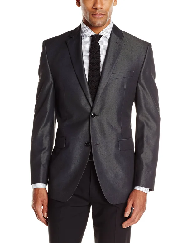 Perry Ellis Men's Suit Separates Slim Fit Comfort Stretch Jacket