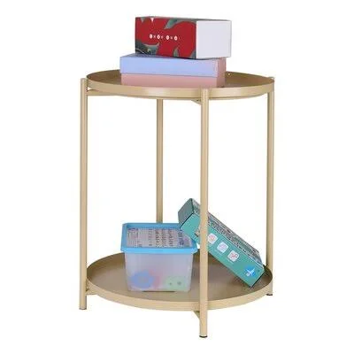 End Table Round Side Tables Ebern Designs Color: Yellow
