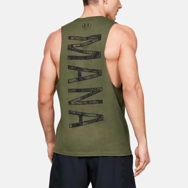 Under Armour Rock Mania Tank Top Mens, Size 2XL, Green