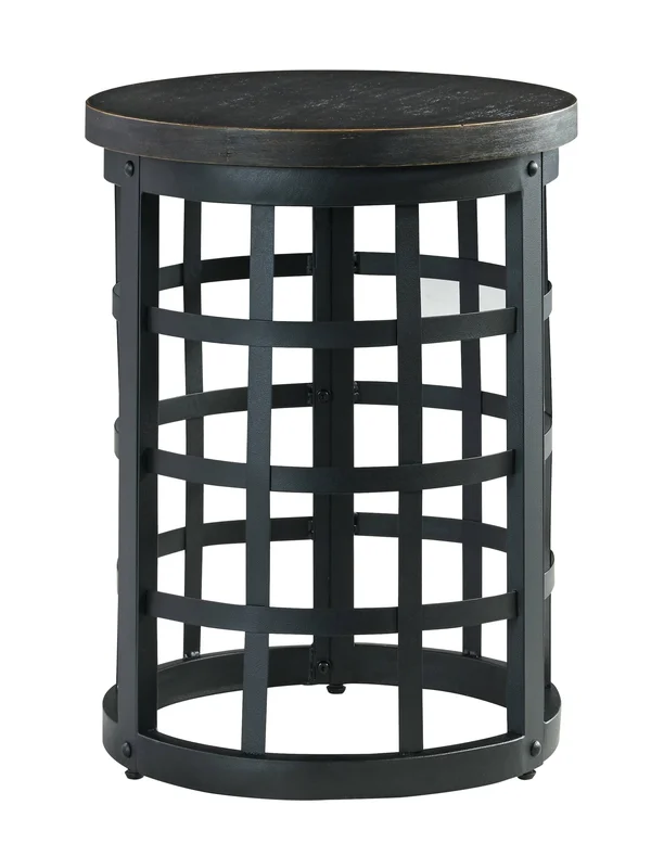 Ashley Marimon Black Round End Table T746-6