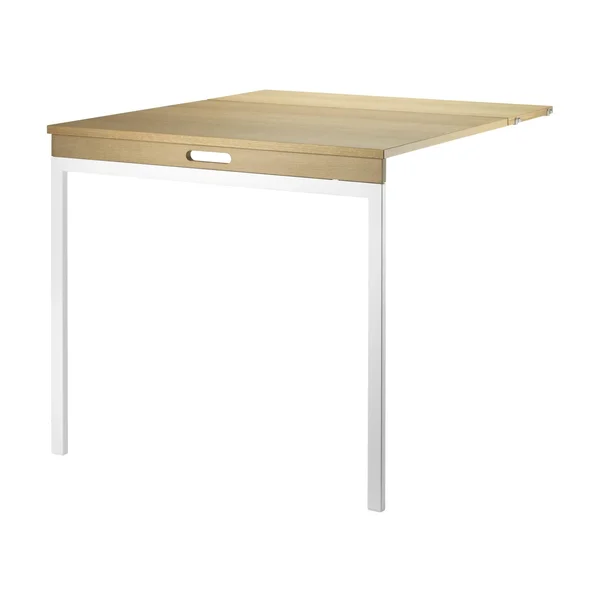 String - Folding Table, Oak, White