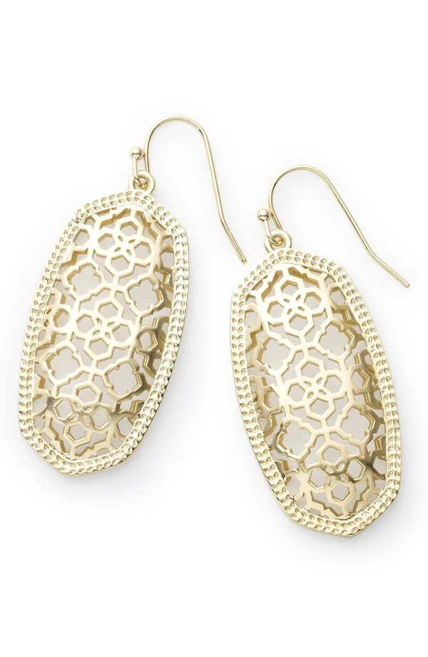 Kendra Scott Elle Earrings in Gold Filigree
