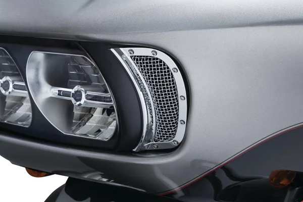 Kuryakyn 6519 Mesh Headlight Vent Accents Black by Trunder Powersports