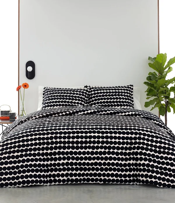 Marimekko Rasymatto Comforter Set, Twin - Black