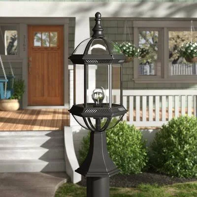 Robertson 1 -Light Pier Mount Light Finish: Black