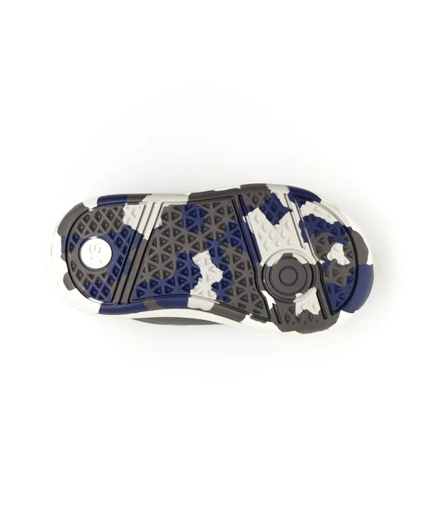 Stride Rite M2P Maci (Toddler) Grey/Navy - Toddler Boy's, Size: 5